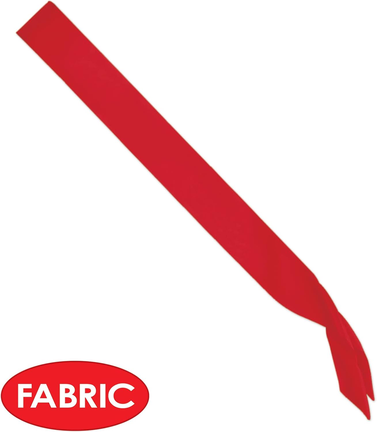 Beistle Red Satin Sashes 2 Count Customizable