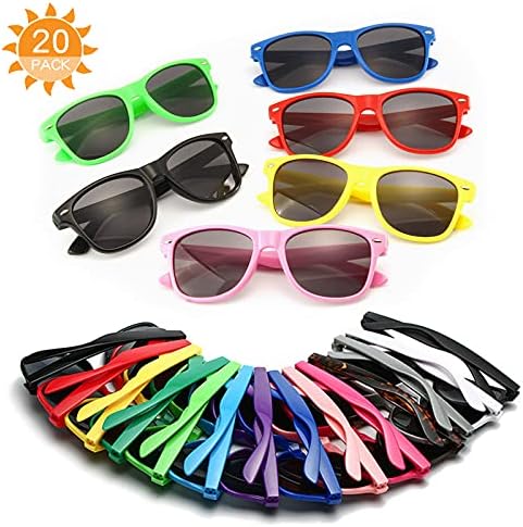 YQVIE 50 Pack Retro Style Sunglasses for Adults