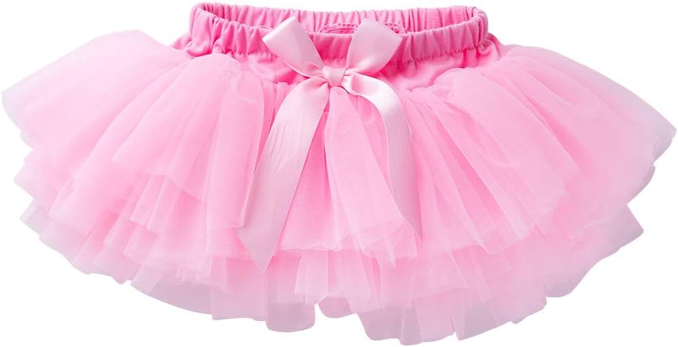 Anbaby Baby Girls Tutu Skirt with Padded Shorts