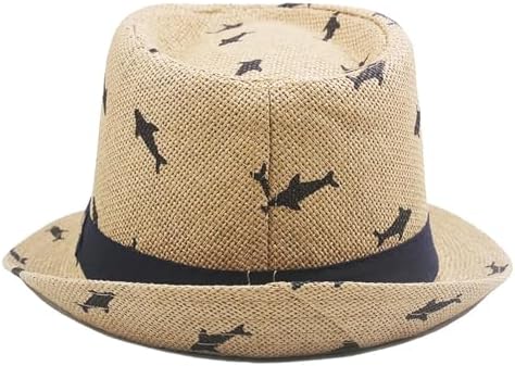 Summer Fedora Hat for Kids 4-8 Years