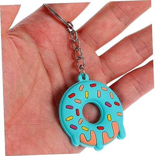BESPORTBLE 12Pcs Cute Donut Design Keychain