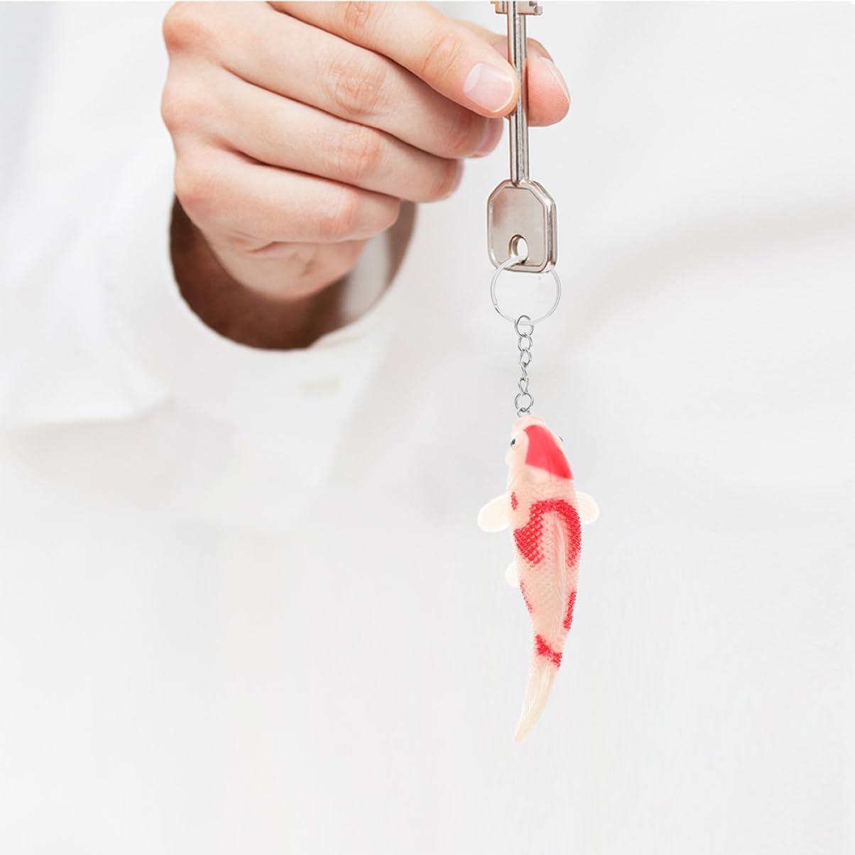 8pcs Adorable Animal Fish Keychain for Boys and Girls