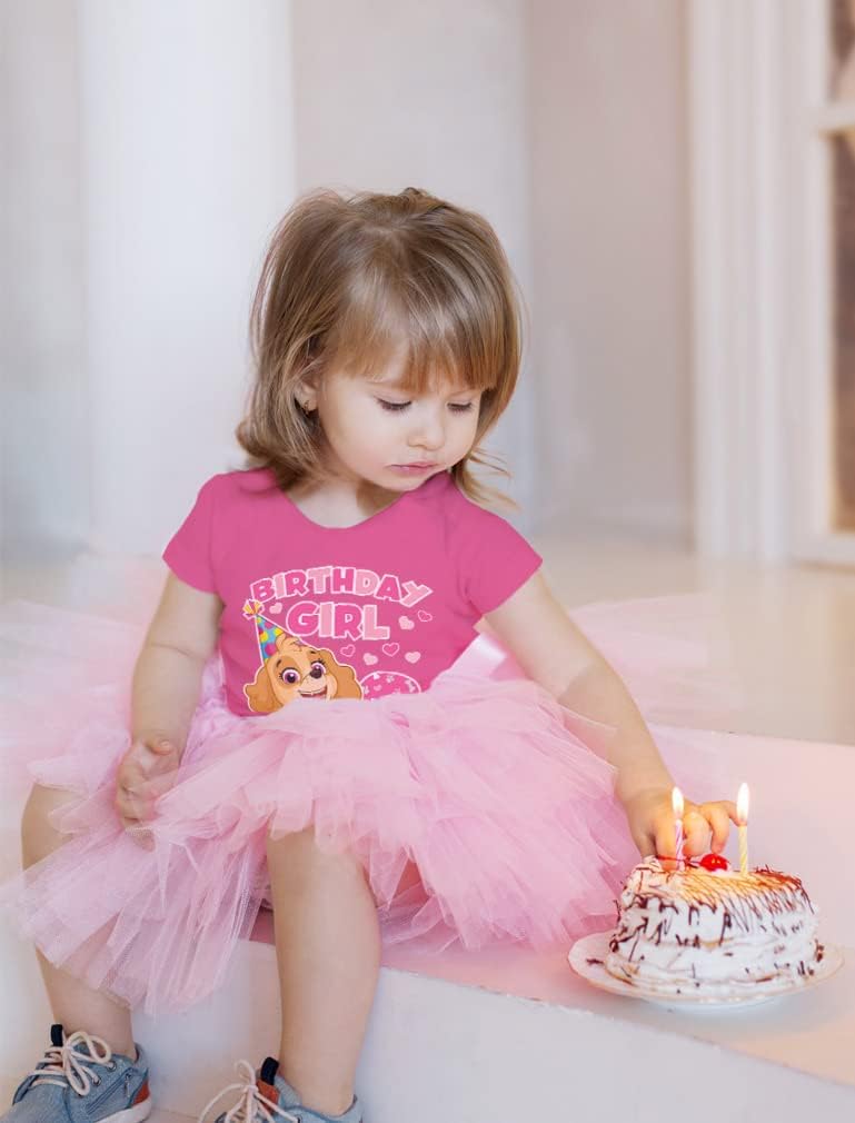 Tstars Paw Patrol Skye 2nd Birthday Tee for Girls