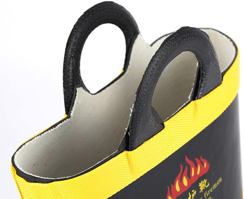 Fire Protective Boots with Heat Resistance and Non Slip Sole