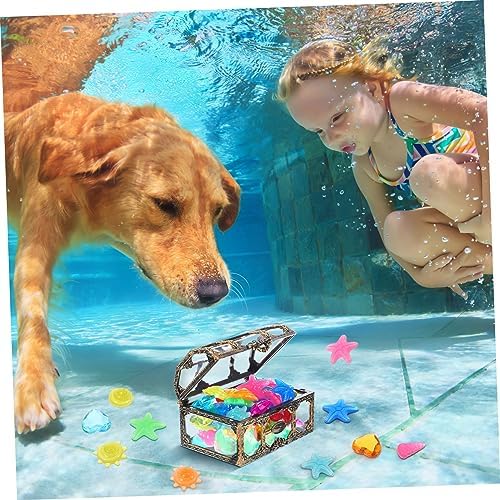 BESTonZON Pirate Treasure Chest Diving Gems Party Favors
