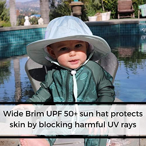 SwimZip Wide Brim Sun Hat for Kids with UPF 50 Protection 1