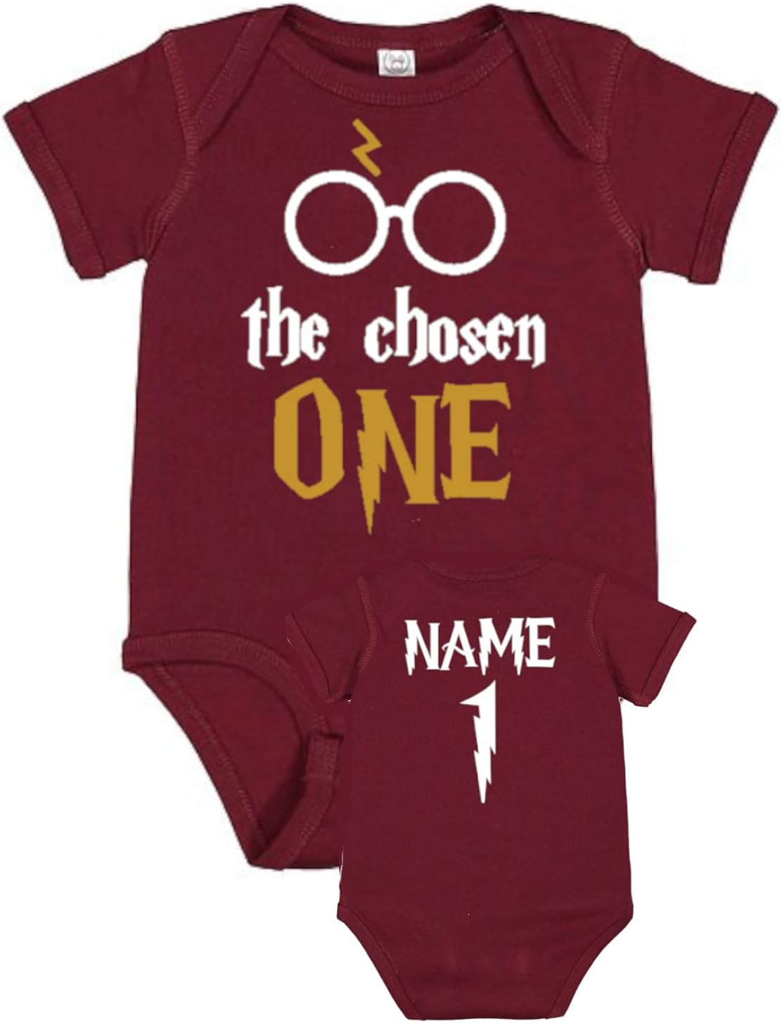 Wizard Themed Chosen One Birthday Bodysuit Shirt