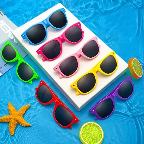 Pibupibu Kids Neon Sunglasses Pack of 8