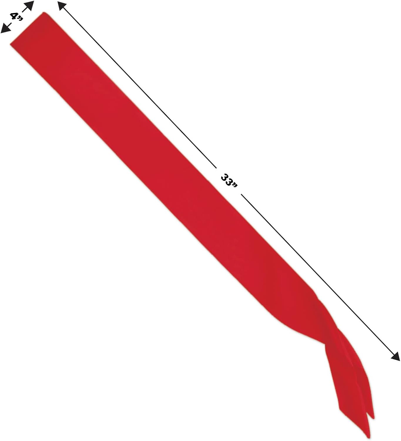 Beistle Red Satin Sashes 2 Count Customizable