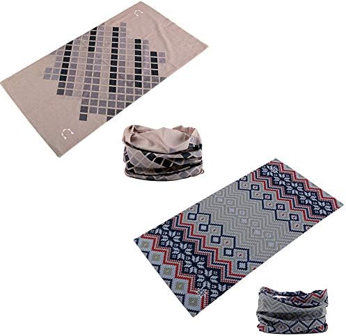 Zupro 6PCS Multi-Functional Headband Scarf Bandana for Men Women