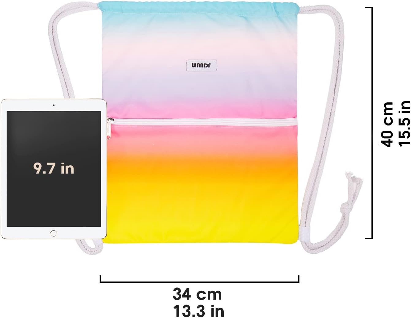 WANDF Foldable Drawstring Water Resistant Backpack