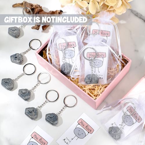 30 Sets Inspirational You Rock Keychain Gifts