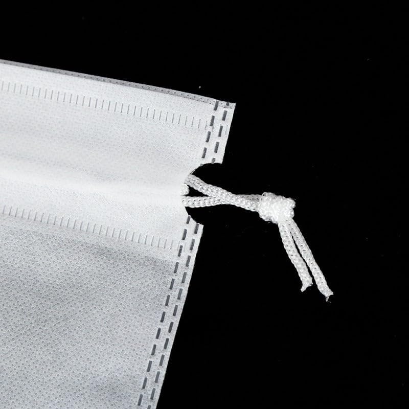 10PCS White Non-Woven Drawstring Bags 30x25cm