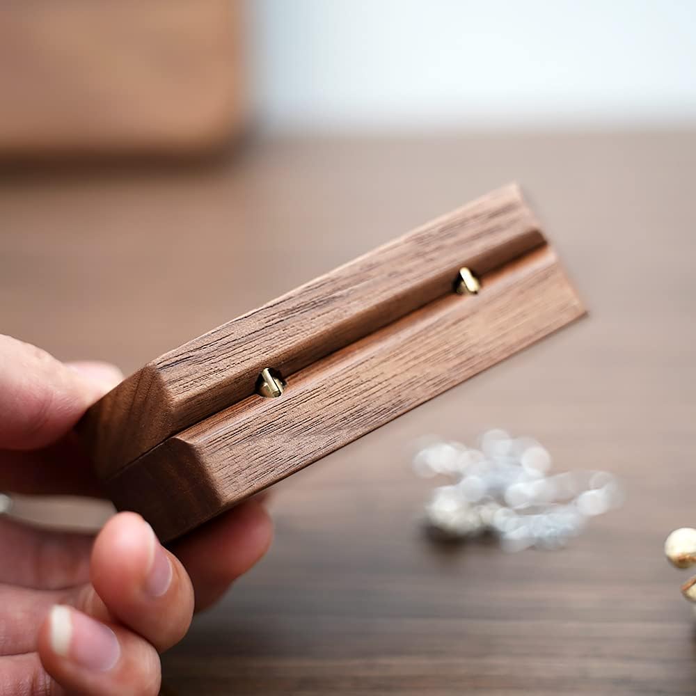 Molchagar Wooden Ring Box for Wedding Ceremony