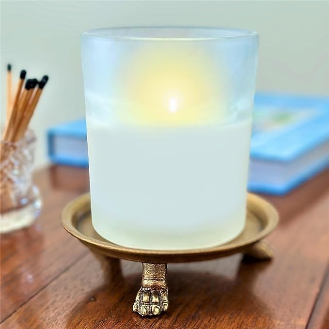 Hapton House 100 Solid Brass Clawfoot Candle Dish