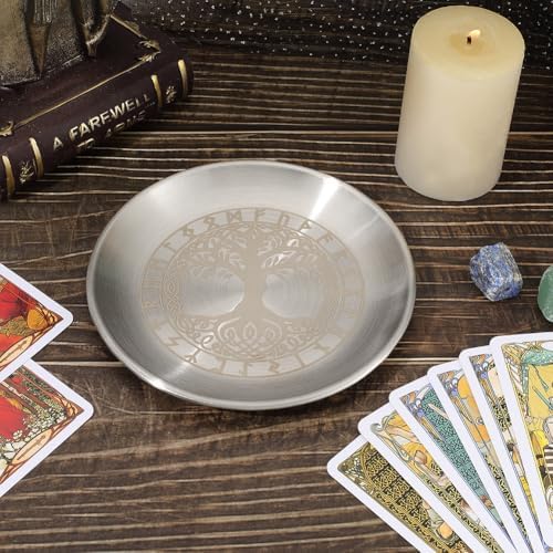 Tree of Life Altar Plate Jewelry Dish for Meditation and Incense