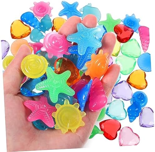 BESTonZON Pirate Treasure Chest Diving Gems Party Favors