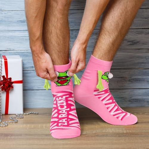 CUweipeng Magnetic Hold Hands Socks 2 Pairs