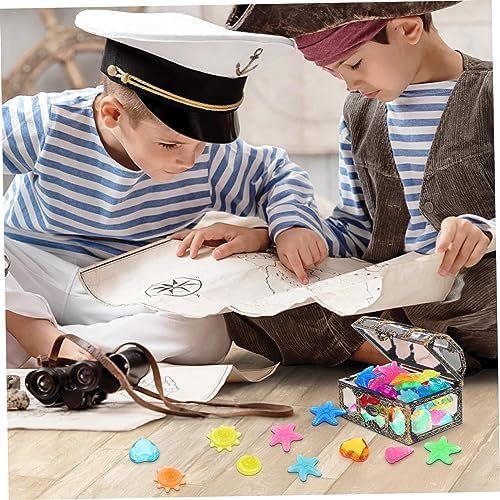 BESTonZON Pirate Treasure Chest Diving Gems Party Favors