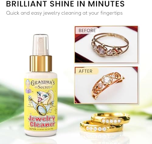 Grandmas Secret Jewelry Cleaner Liquid - Ammonia Free 3 oz