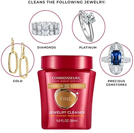 CONNOISSEURS Premium Jewelry Cleaner 96oz Value Size
