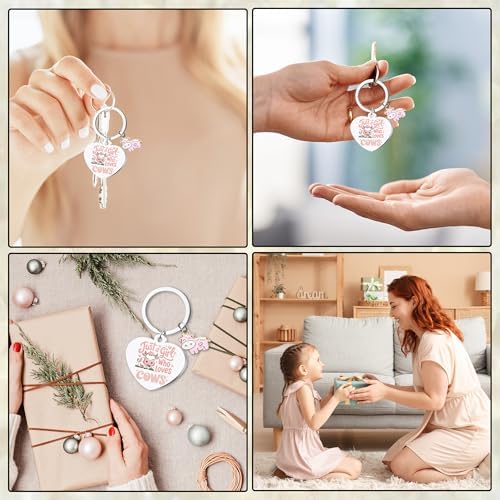Cute Cow Keychain for Girls and Cowgirls