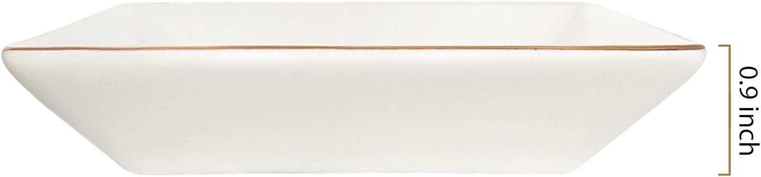 ELEGANTPARK Ceramic Jewelry Dish for Mother and Daughter