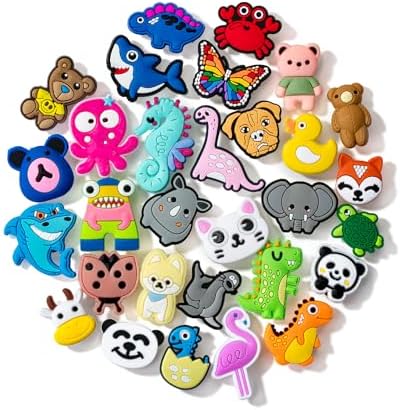 Mr Pen - 30 50 60 Pcs PVC Animal Charms for Jewelry