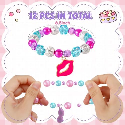 Sasylvia 12 Pcs Spa Bracelets for Spa Party Favors