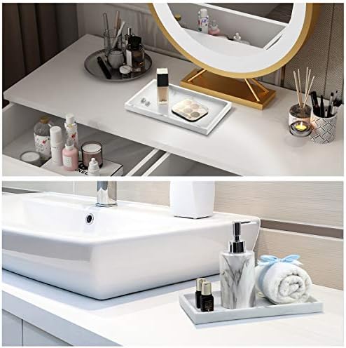 Emibele Gravel White Resin Jewelry Tray Organizer