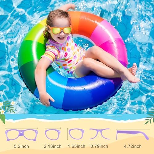 MEEZY 30 Pack Neon Kids Sunglasses Party Favors