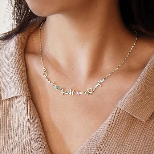 Custom Name Necklace Personalized 925 Sterling Silver