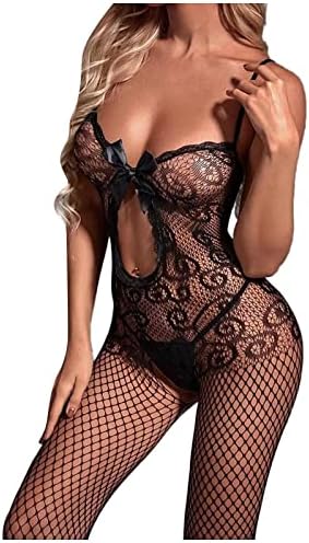 Women Sexy Lingerie Sets with Cutout Tie-Front Nightgown
