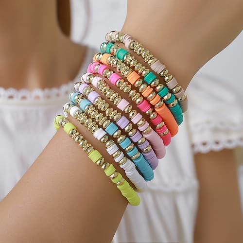 Boho Stackable Beads Bracelets for Women Surfer Style