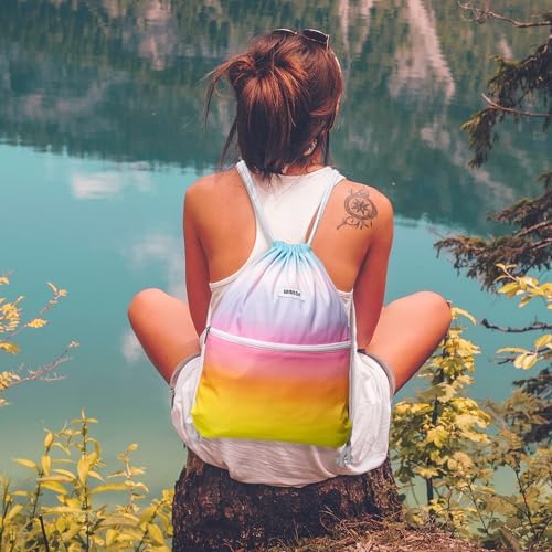 WANDF Foldable Drawstring Water Resistant Backpack