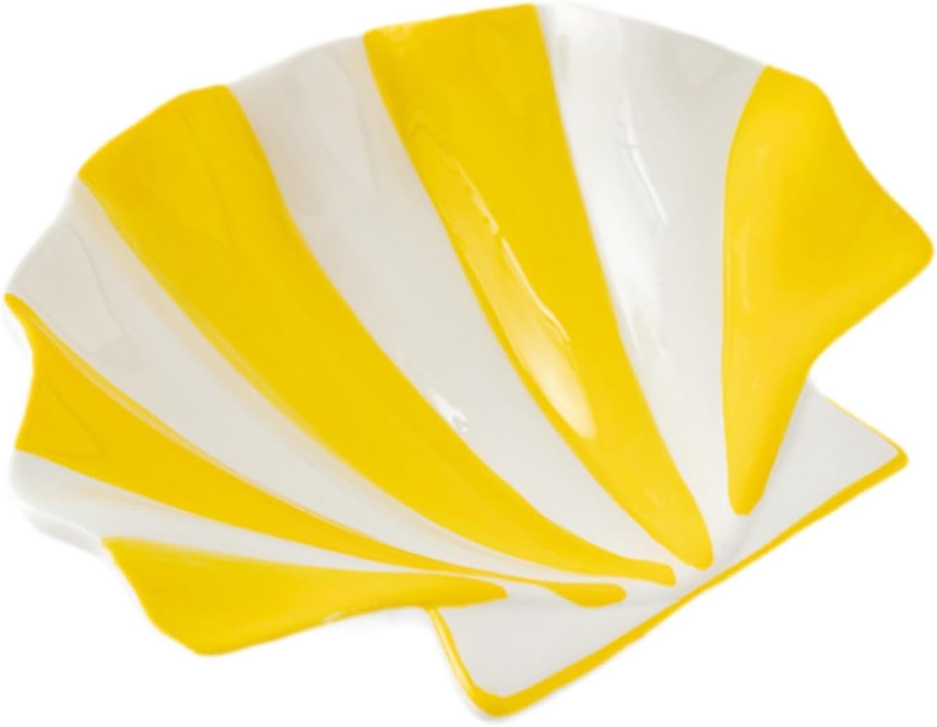 Ceramic Shell Shaped Snack Plate Jewelry Tray for Women