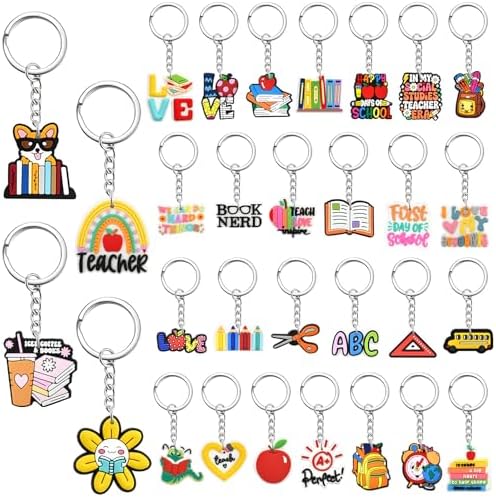 Ibuclein Keychains Bulk DIY Cute Backpack Charms for Girls