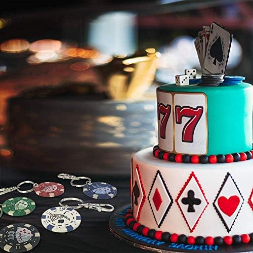 ArtCreativity Poker Chip Keychains for Kids Pack of 12