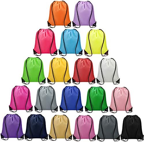 Vorspack 100 Pcs Drawstring Bags 20 Colors