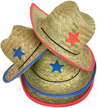 Childrens Cowboy Hat Sheriff Star Gift Pack Bulk