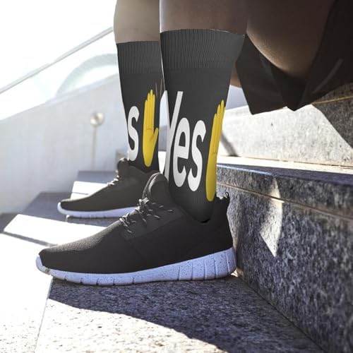 F Yes Thigh High Socks for Boys Duck Boot Socks