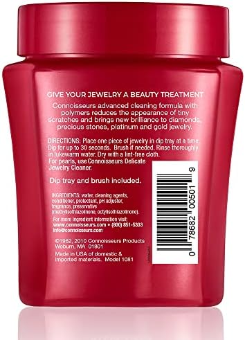 CONNOISSEURS Premium Jewelry Cleaner 96oz Value Size