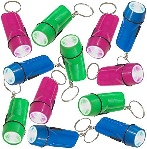 ArtCreativity Flashlight Keychains Pack of 24