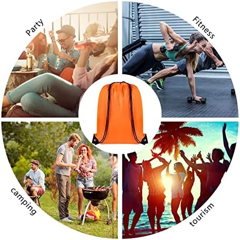 GoodtoU Drawstring Backpacks 100 Pcs 10 Colors