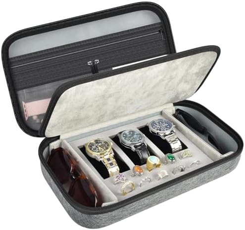 Casmilee Travel Watch Case for Men Women
