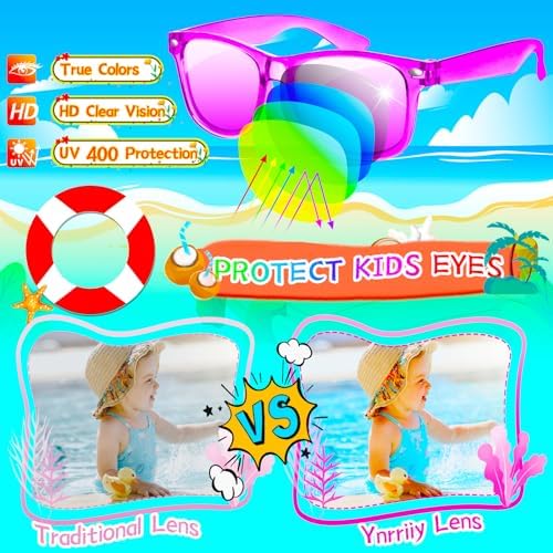 Kids Sunglasses 24 Pack with UV400 Protection