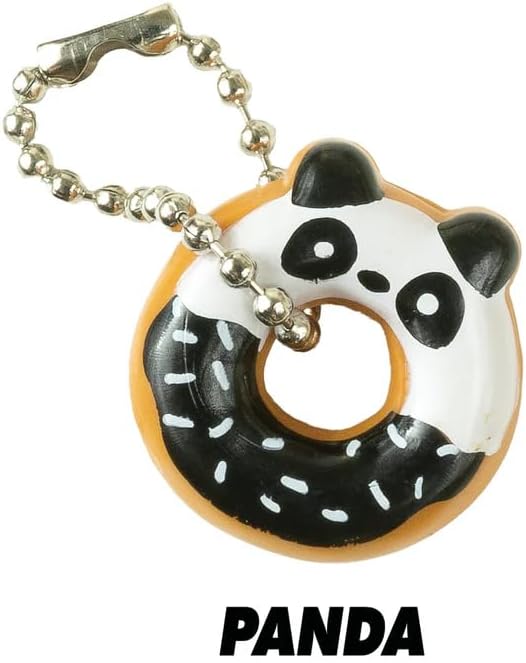 GEDDES Raymond I Love Donuts Animals Keychain Necklaces - 100 Mini Donut Charms