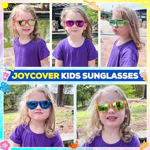 Joycover Kids Sunglasses Bulk 16PCS UV400 Protection