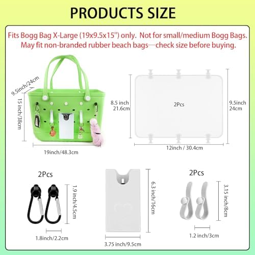 7Pcs Divider Tray Set for X-Large Bogg Bag