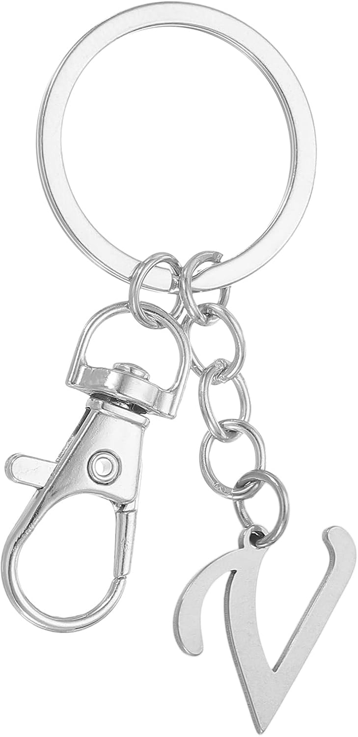 PATIKIL Initial Letter Keychain for Men Women Party Gifts